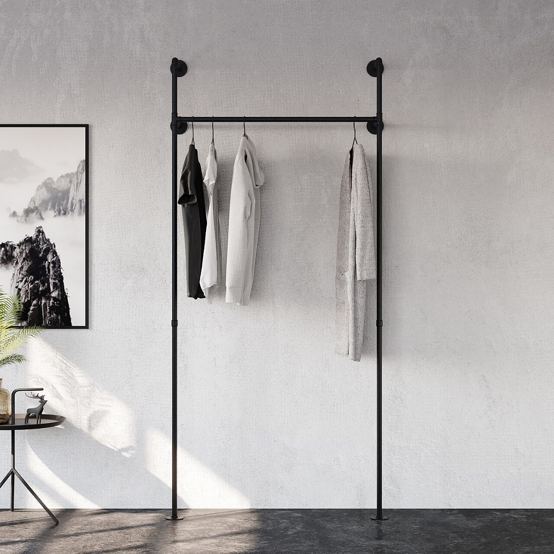 Regalsystem PAMO, schwarz Regalsystem PAMO, schwarz