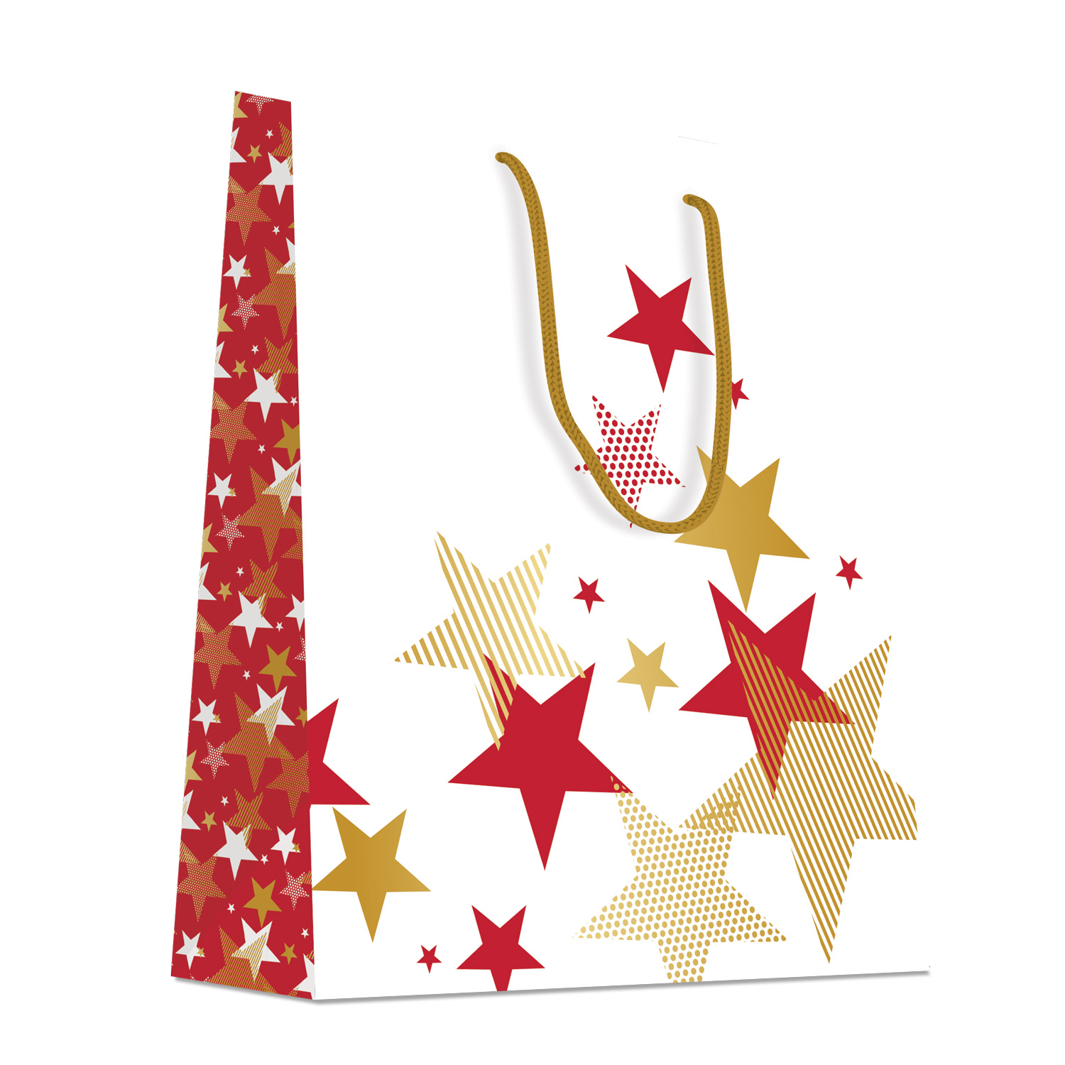 Papiertragetasche Sterne