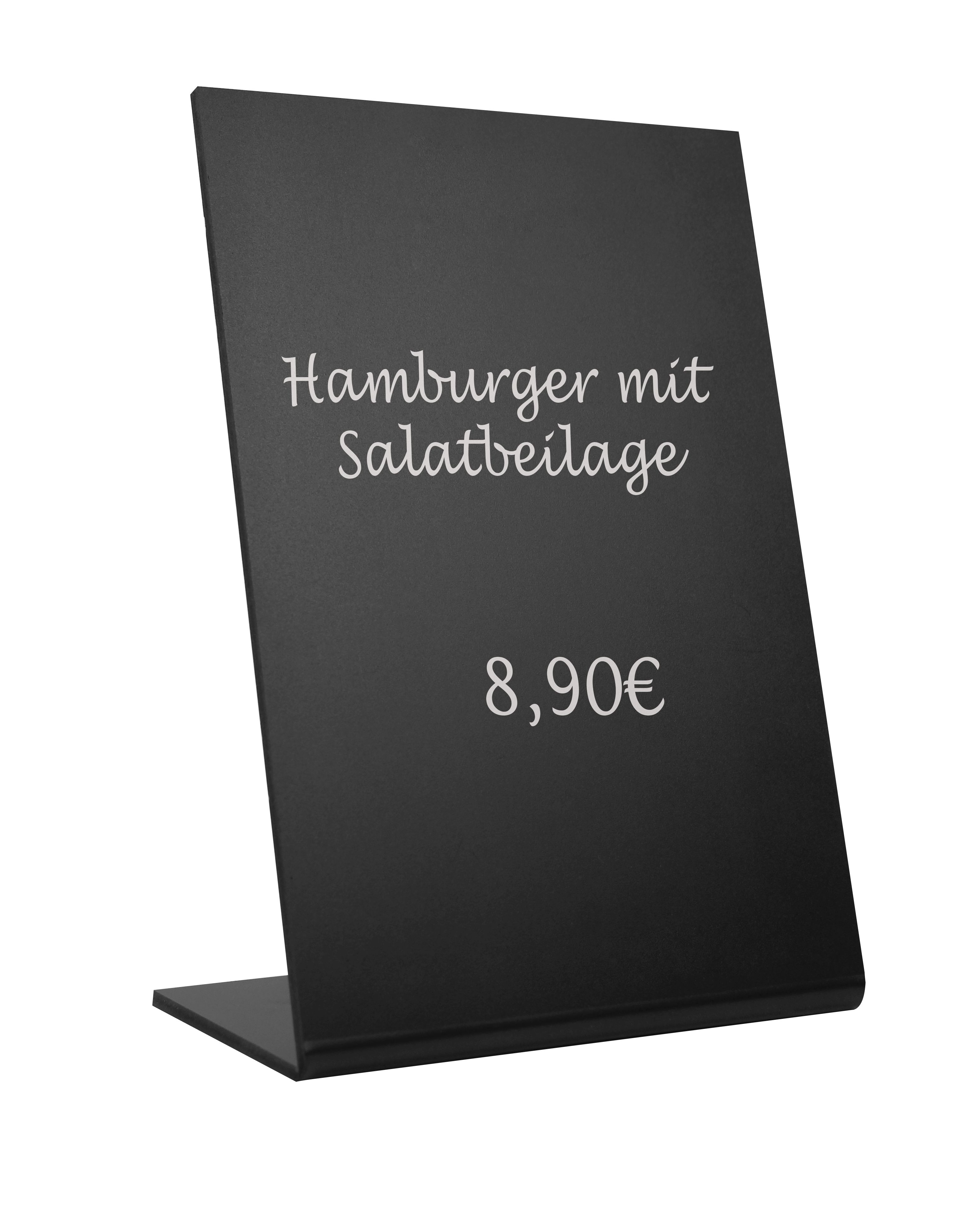 Kreidetafel L-Aufsteller