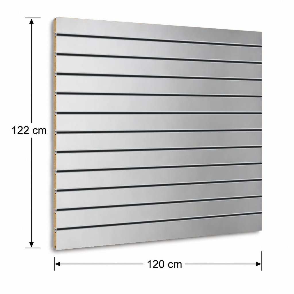 Spacewall Lamellenwand Alu gebürstet