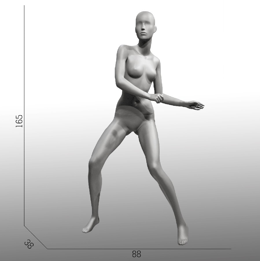 Sportliche Schaufensterpuppe Frau Sportliche Schaufensterpuppe Frau