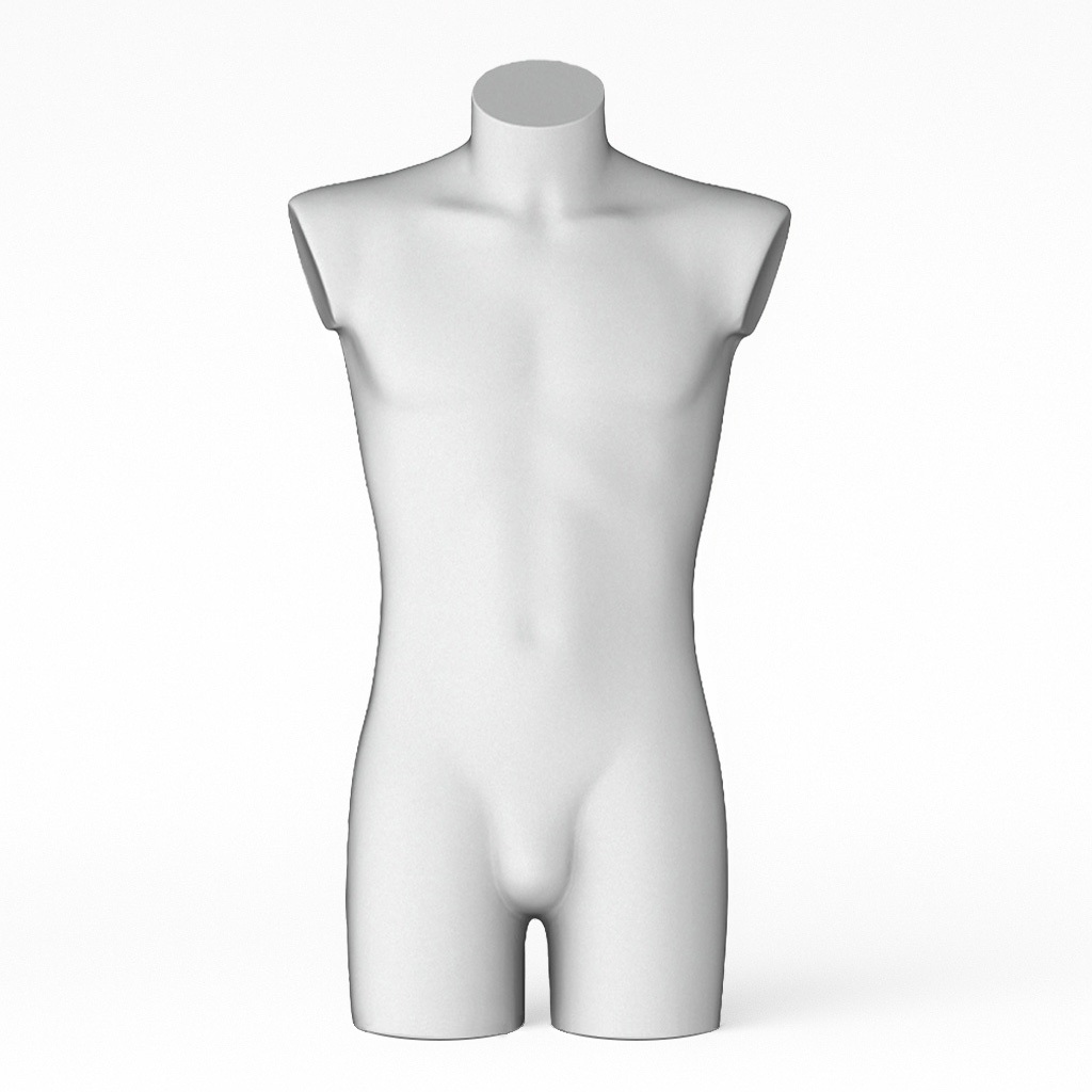 Herrentorso mit Beinansatz