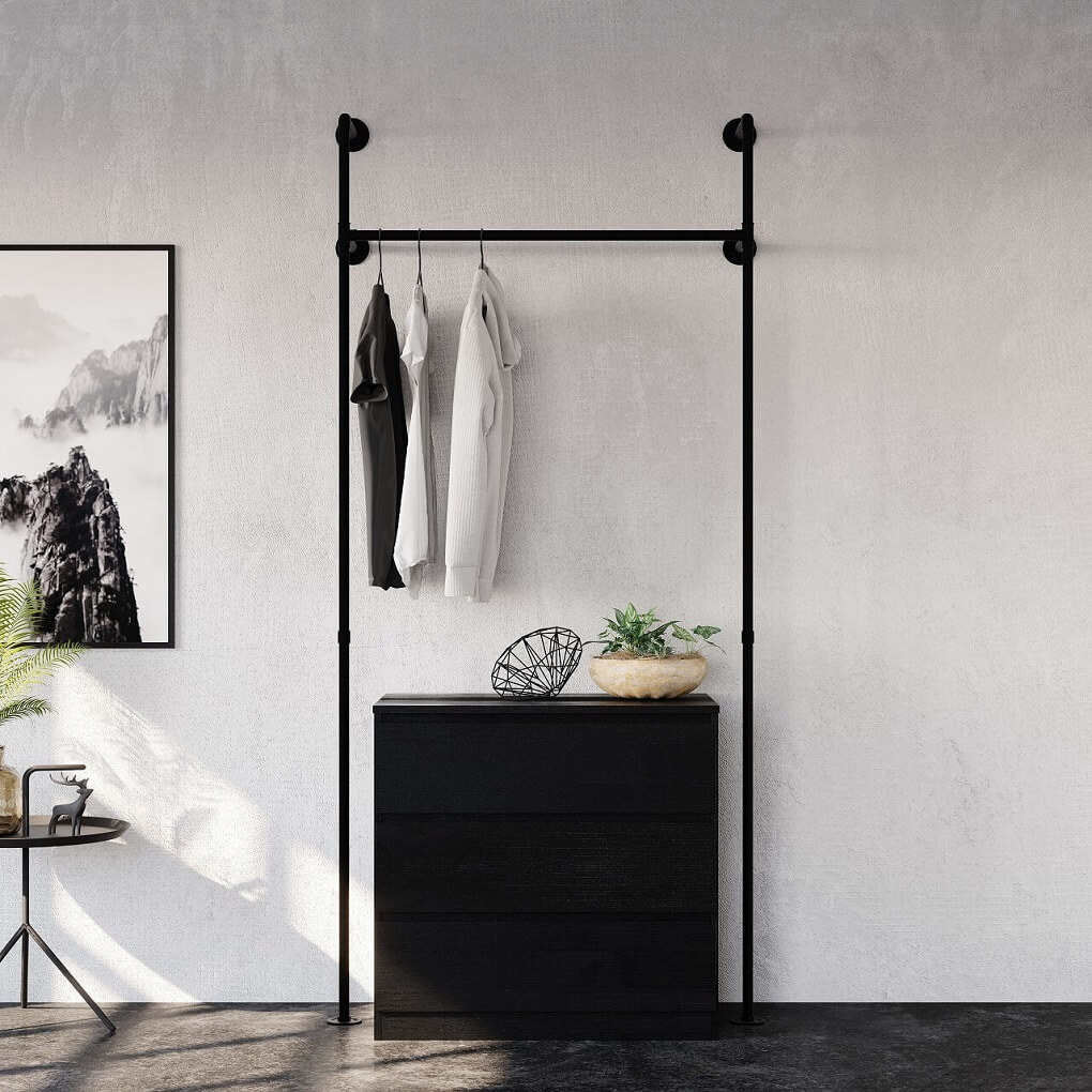 Regalsystem PAMO, schwarz Regalsystem PAMO, schwarz