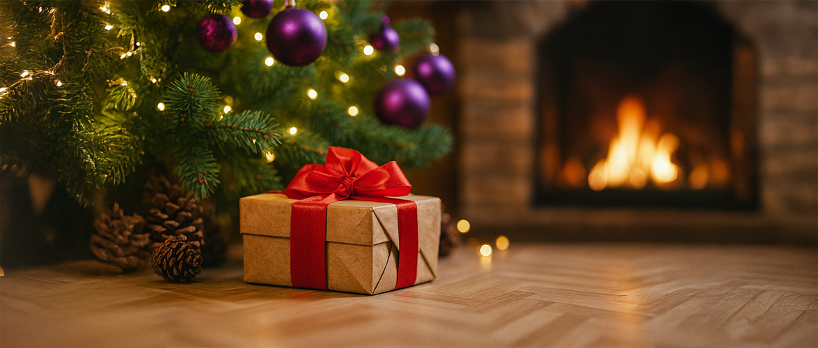 Weihnachtliche Stimmung im Geschäft
