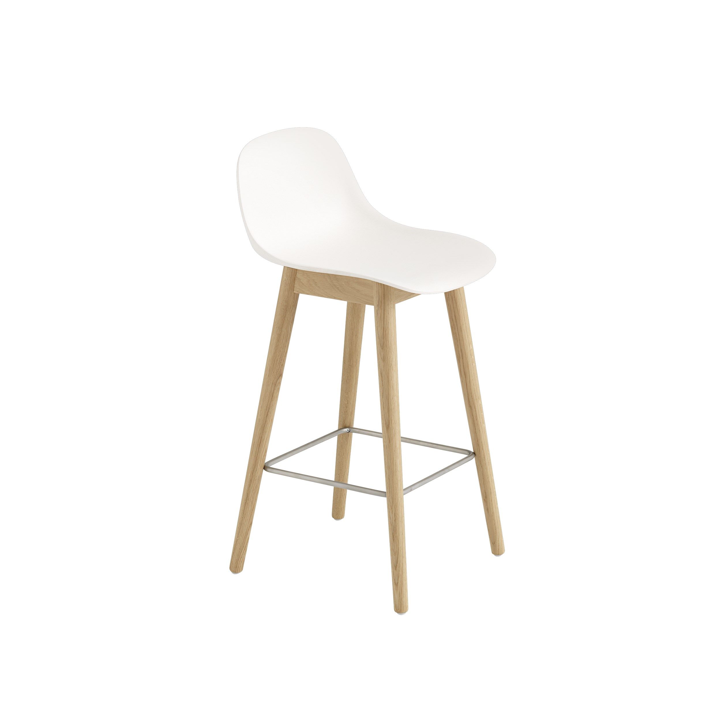 Fiber Barhocker mit Rückenlehne
