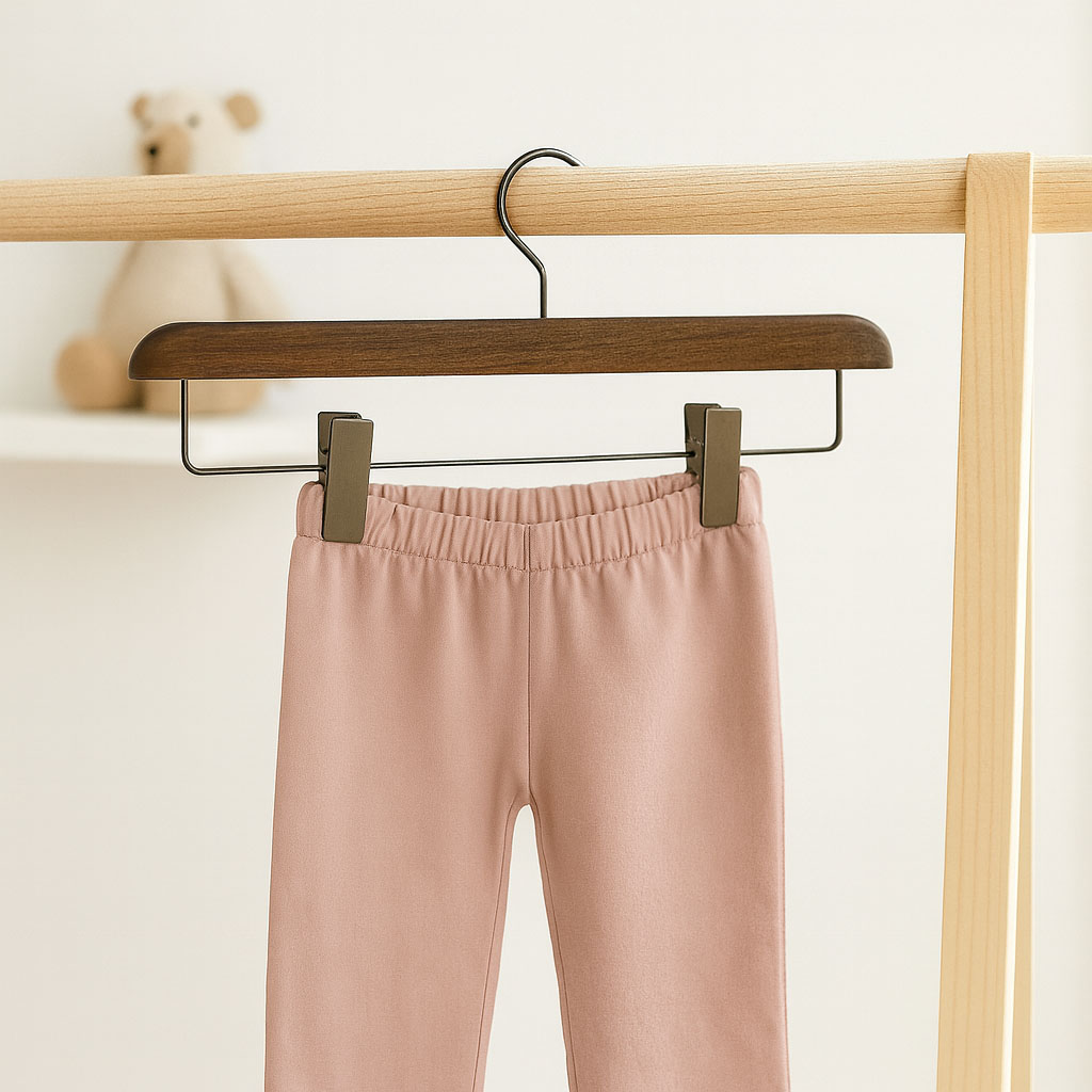 Hosen-Klemmbügel braun