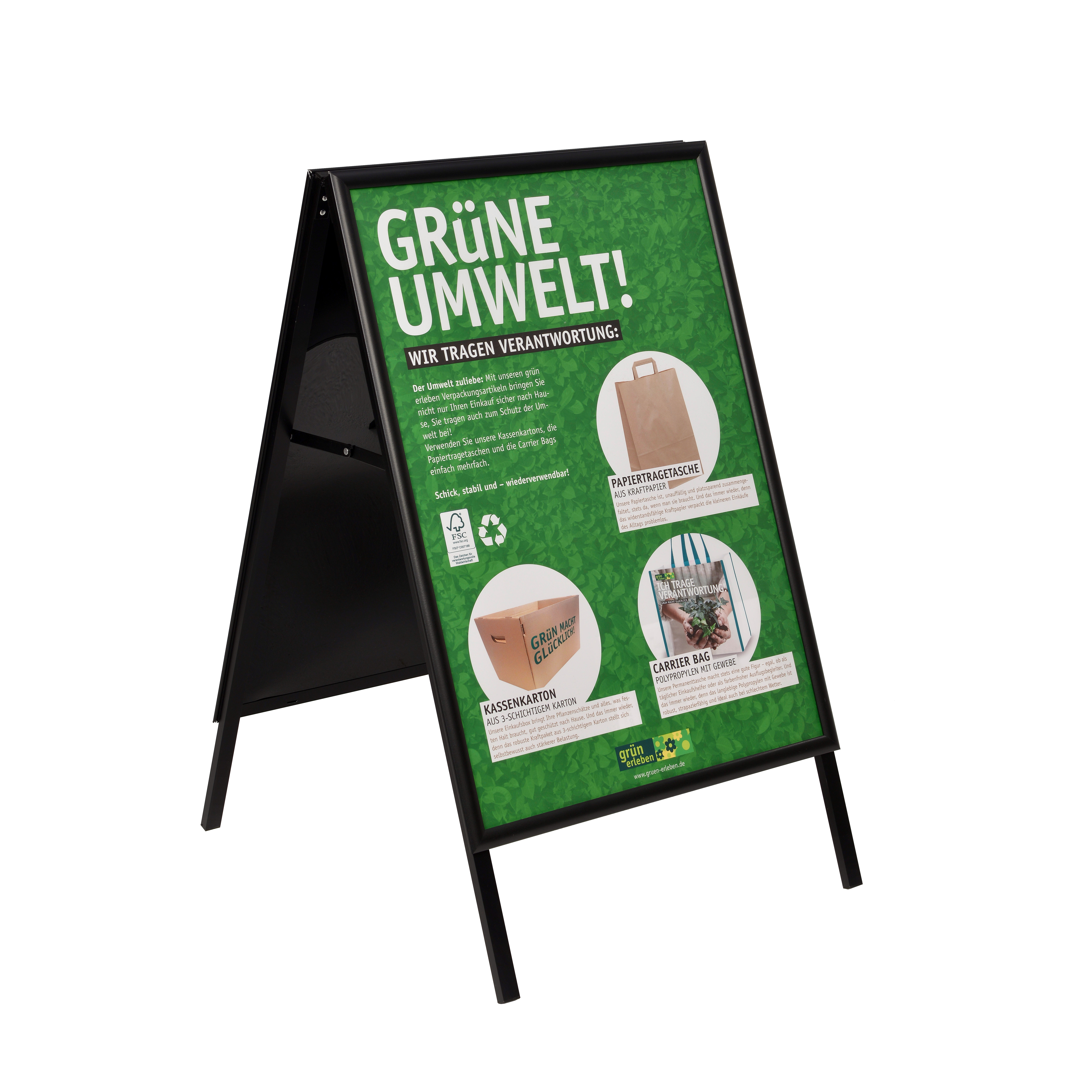 Kundenstopper Indoor