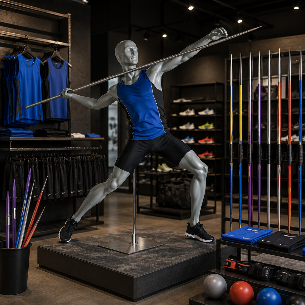 Sport Schaufensterpuppe Herren – Speerwurf