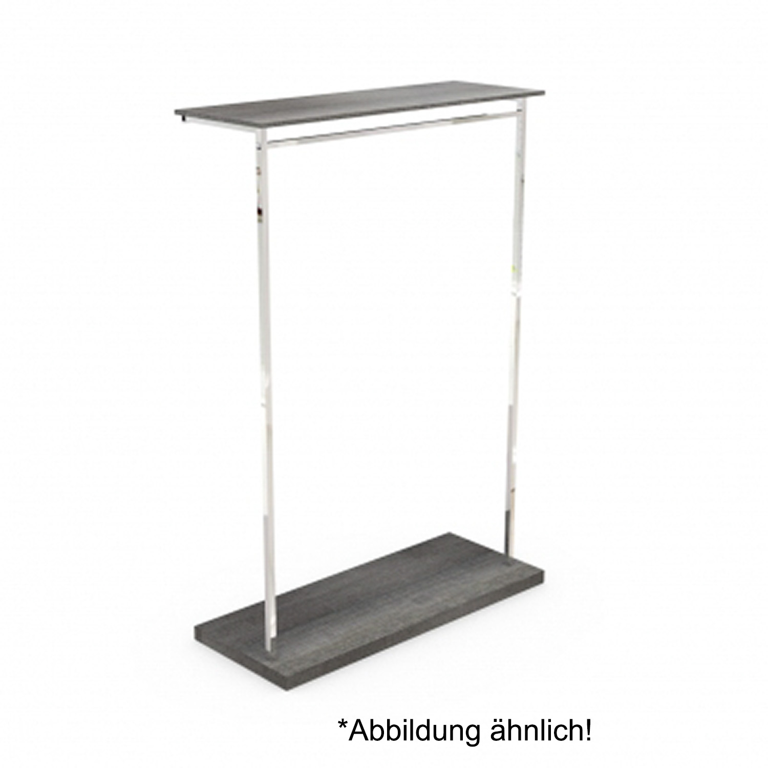 Wandregal stehend inkl. Regalboden verchromt