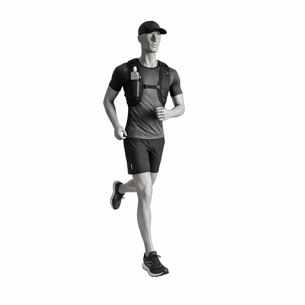 Schaufensterpuppe Mann Running