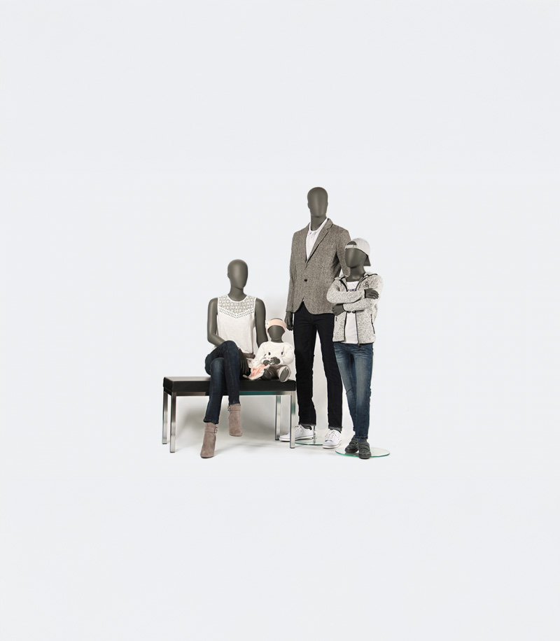 Schaufenster gestalten mit Figuren