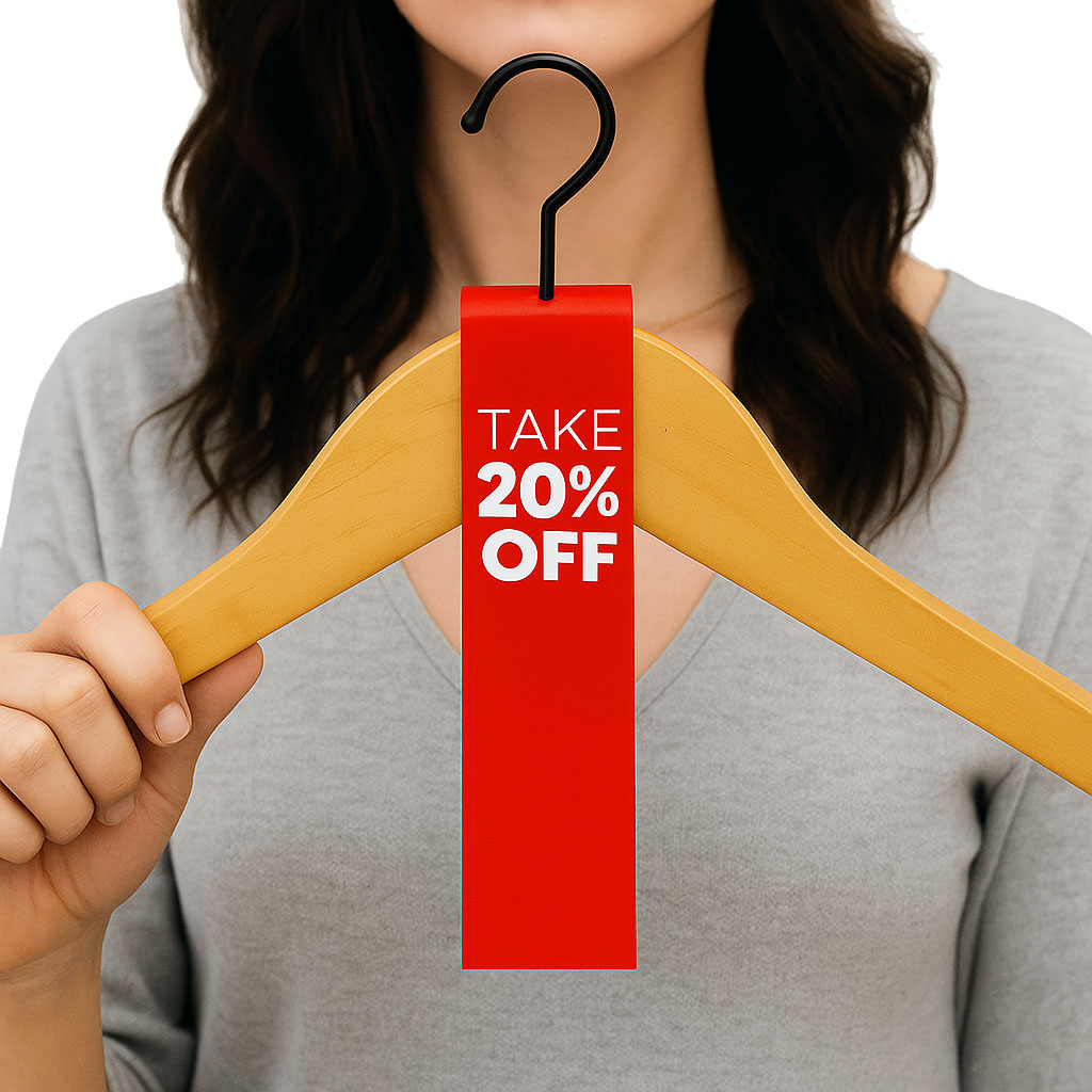 Kleiderbügelhänger Take 20 % OFF