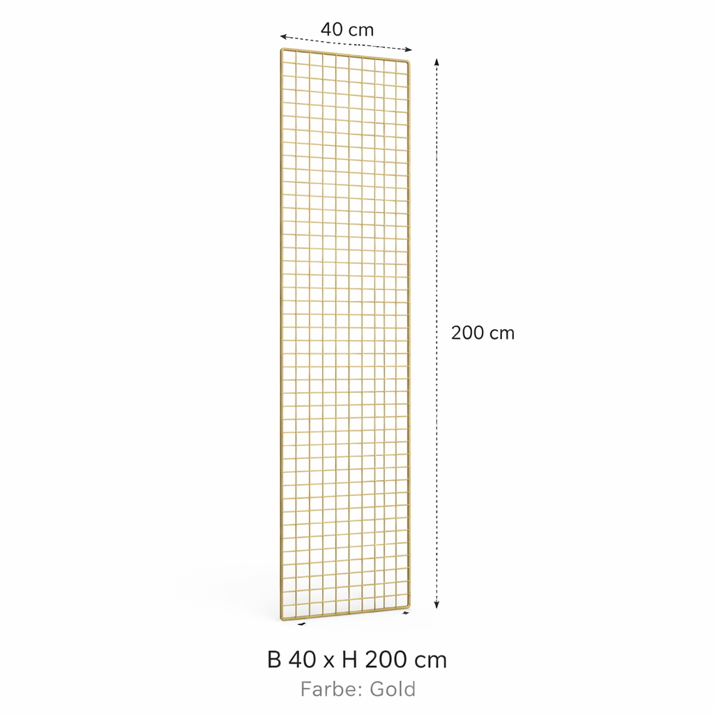 Deko Wandgitter H 200 cm