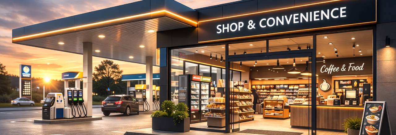 Tankstelle Convenience Shop