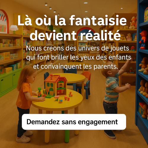 Aménagement magasin de jouets