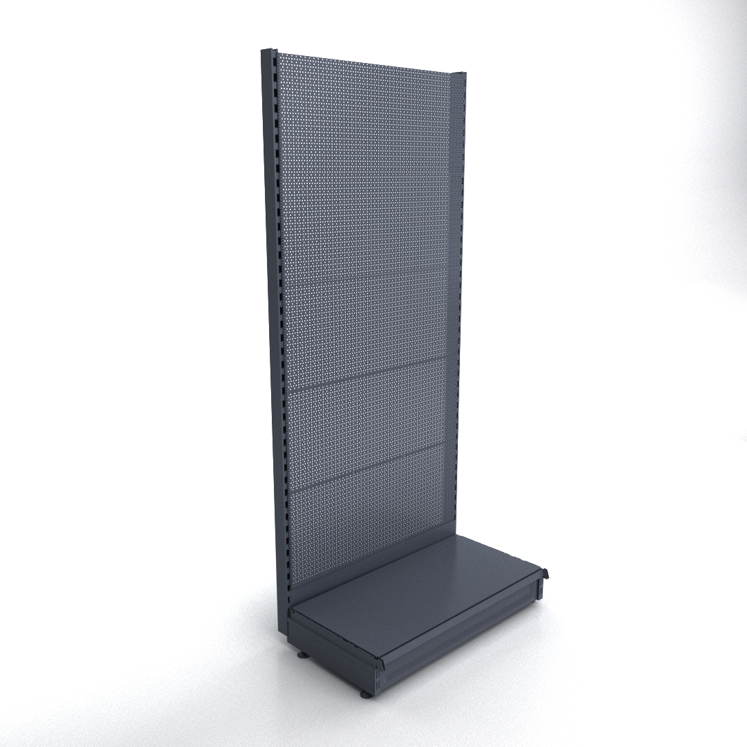 Grundeinheit: Wandregal-Set METALL