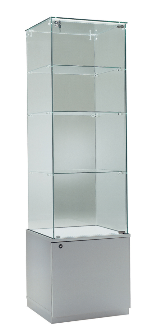 Abschließbare Vitrine