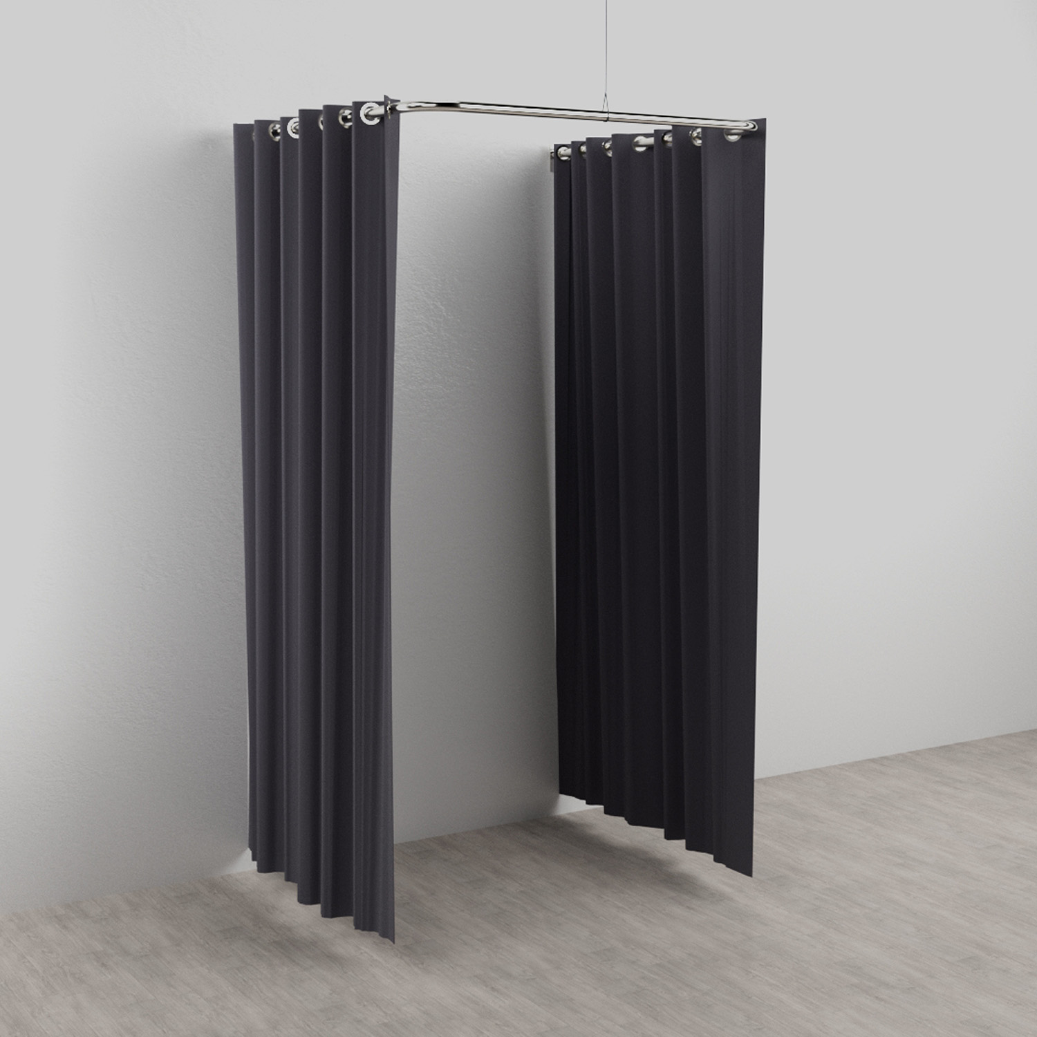 Umkleidekabine eckig B 100 T 100 cm