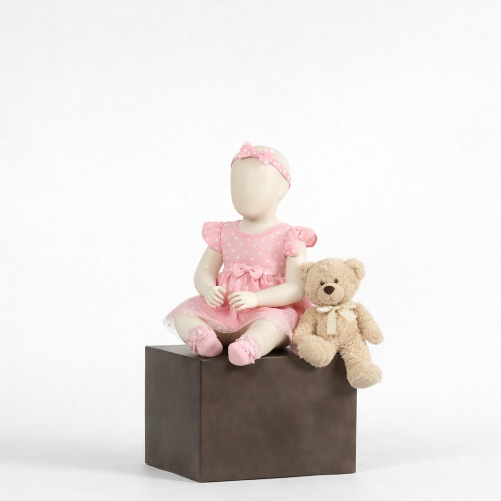 Baby Schaufensterpuppe abstrakt