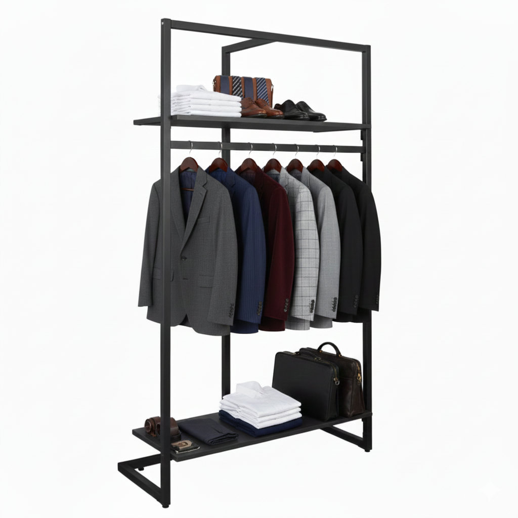 Textilgondel breit schwarz/schwarz