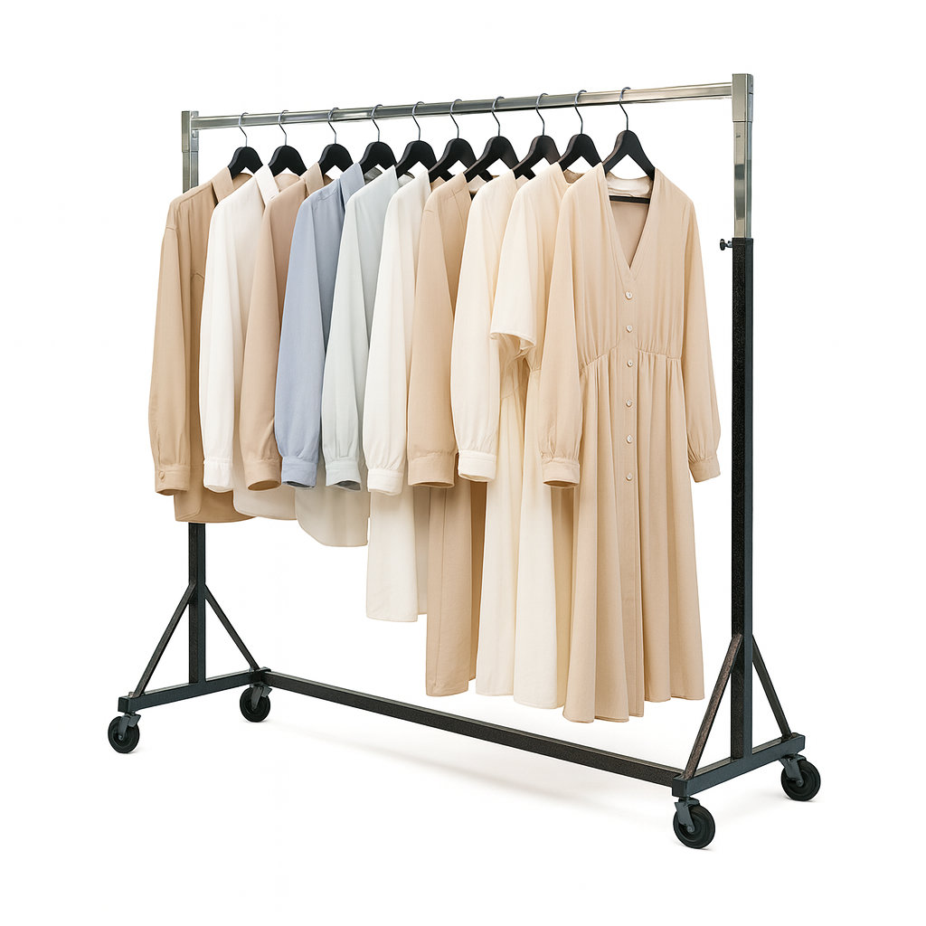 Kleiderständer mit Rollen