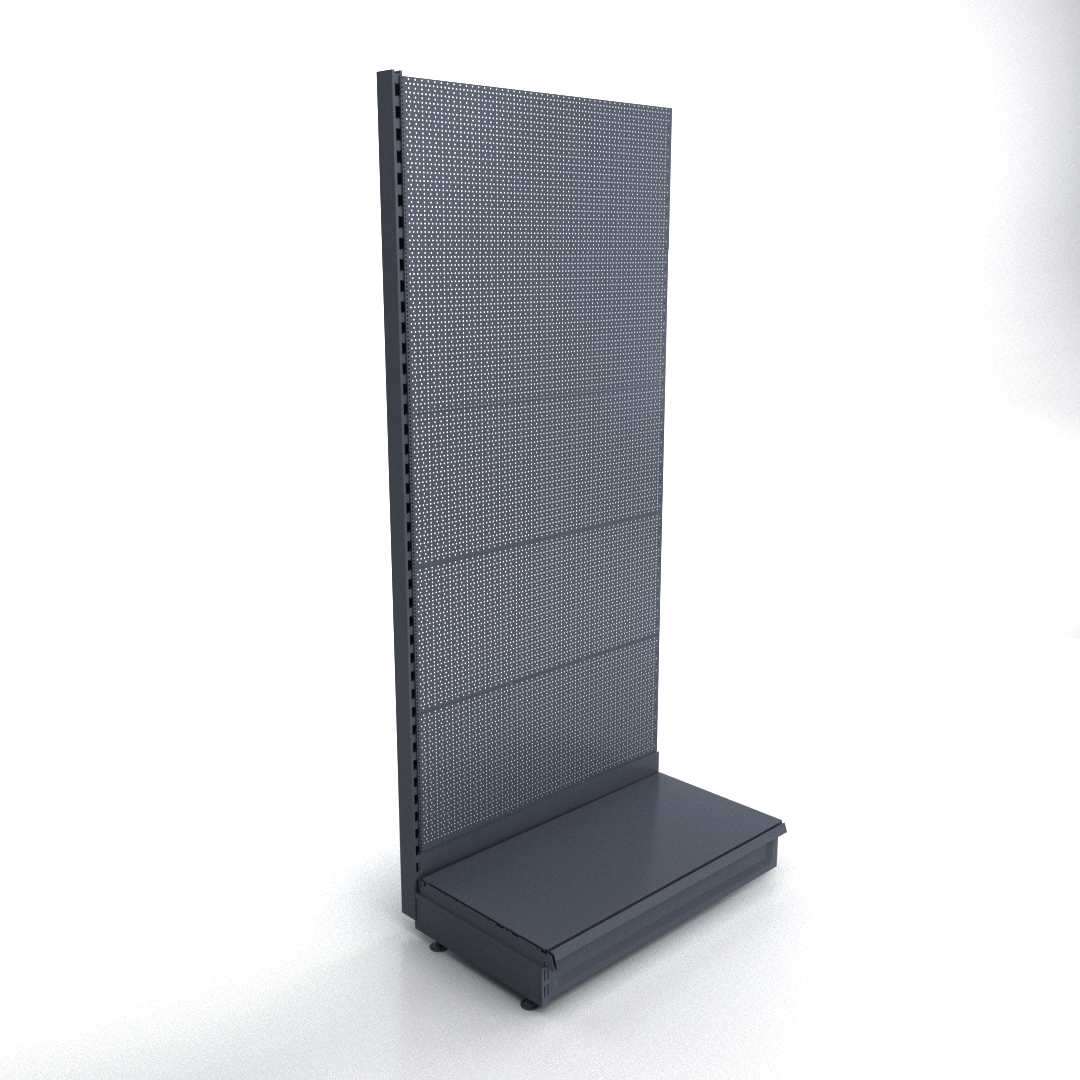 Anbaueinheit: Wandregal-Set METALL