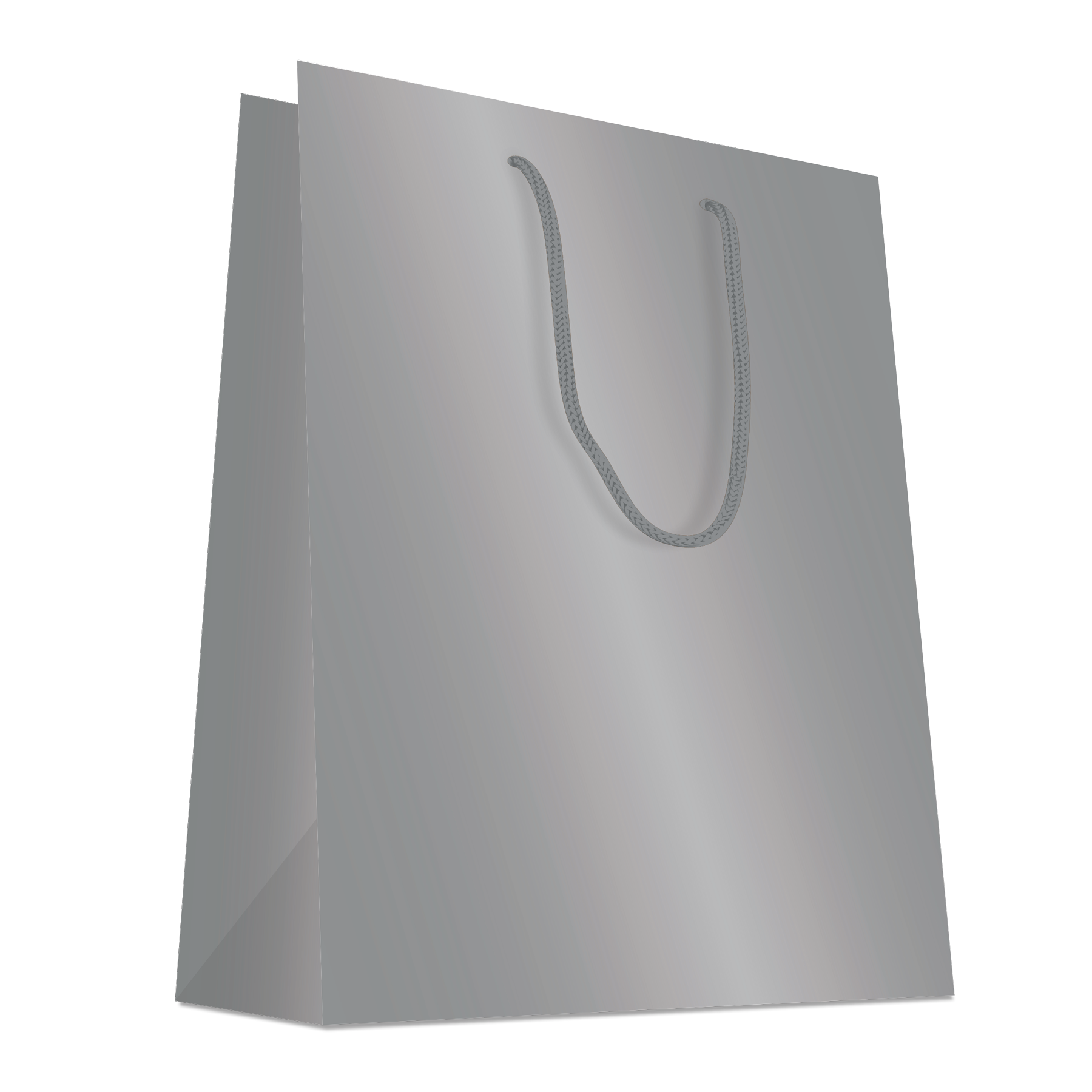 Papiertragetasche Silber