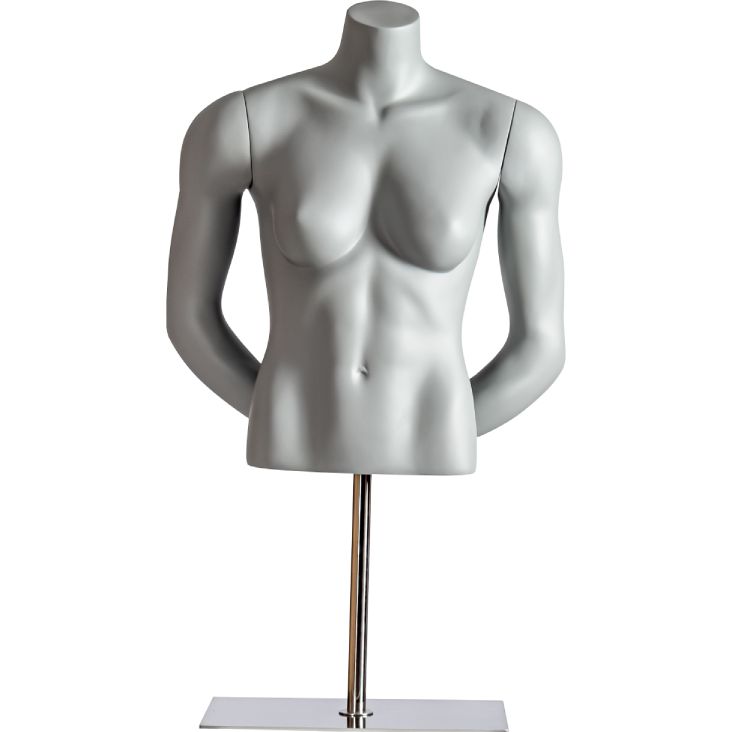 Höhenverstellbarer Damentorso grau